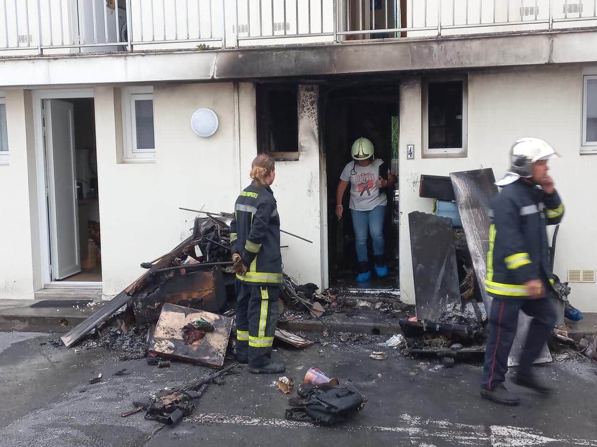 , Royan : un studio détruit par les flammes