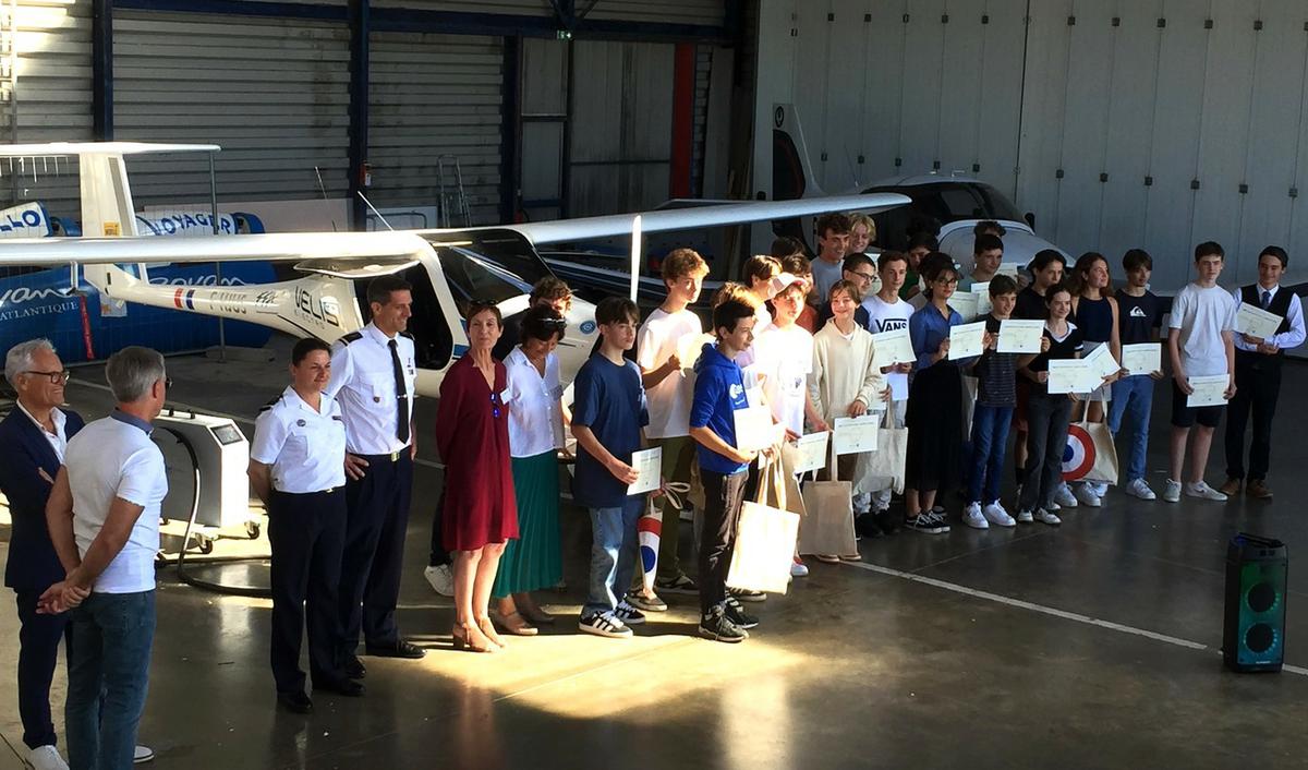 , Royan : 32 jeunes obtiennent leur Brevet d’initiation aéronautique