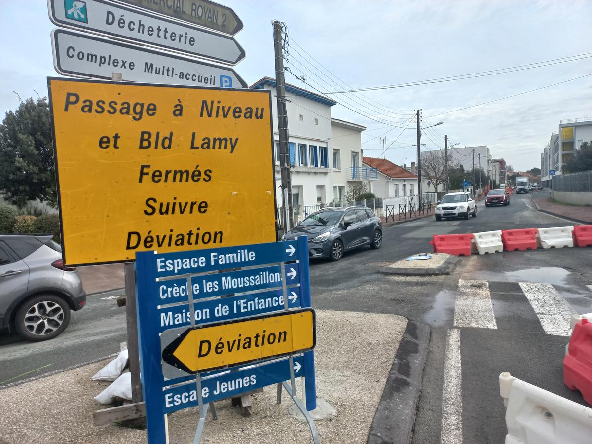 , Royan : le boulevard Franck-Lamy à nouveau en travaux jusqu’au printemps