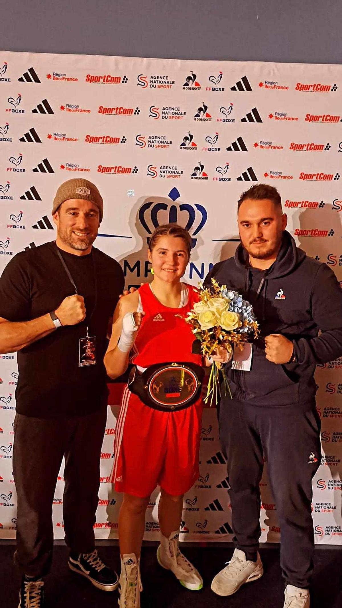 , Boxe : Maloway Canlers offre un nouveau titre de championne de France à Royan